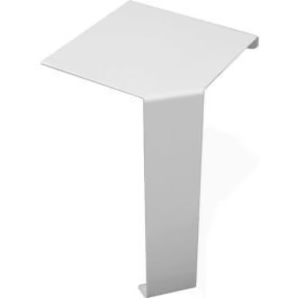 Baseboarders® Basic Series Steel Easy Slip-on Baseboard Heater Cover Inside 90 Degree Corner, White, Buss General Partner Co Ltd, Mfr#: IC004-WHT